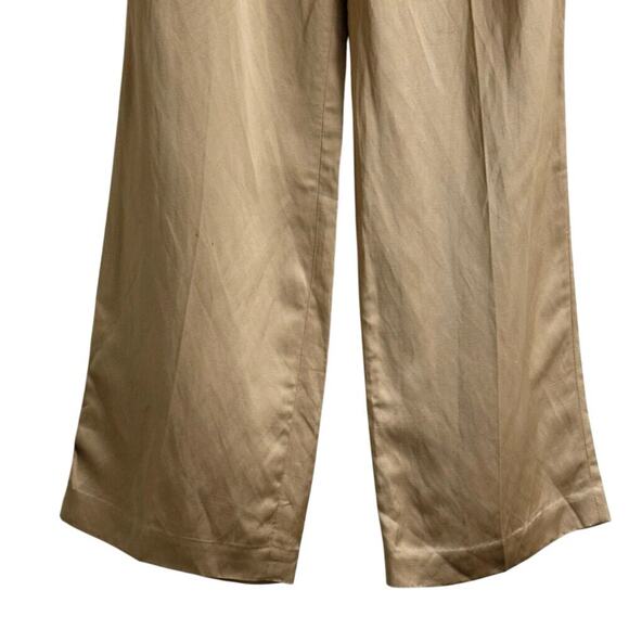 ATELIER & Other Stories Womens Straight Tailored Trousers Size US 4/ EUR 34 Gold - Picture 5 of 10